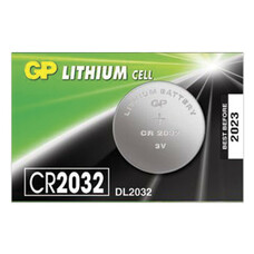 Батарейка GP Lithium, CR2032, литиевая, 1 шт., в блистере (отрывной блок), CR2032-7CR1
