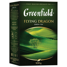 Чай GREENFIELD (Гринфилд) "Flying Dragon", зеленый, листовой, 100 г, 0357