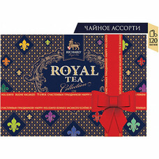 Чай RICHARD "Royal Tea Collection", ассорти 15 вкусов, 120 пакетиков по 1,9 г, 100839