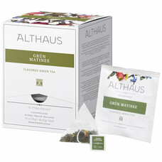 Чай ALTHAUS "Grun Matinee", ГЕРМАНИЯ, зеленый, 15 пирамидок по 2,75 г, TALTHL-L00146