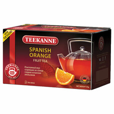 Чай TEEKANNE (Тиканне) "Spanish Orange", фруктовый, апельсин, 20 пакетиков по 2 г, Германия, 0306_3050