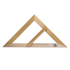 Треугольник для классной доски деревянный 45х45х49 см, равнобедренный, без шкалы, С370