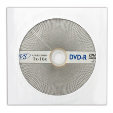 Диск DVD-R VS, 4,7 Gb, 16x, бумажный конверт
