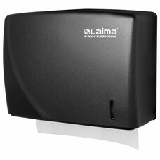 Диспенсер для полотенец LAIMA PROFESSIONAL ORIGINAL (Система H2), Interfold, черный, ABS-пластик, 605760