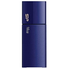 Флэш-диск 16 GB, SILICON POWER Ultima U05, USB 2.0, синий, SP16GBUF2U05V1D