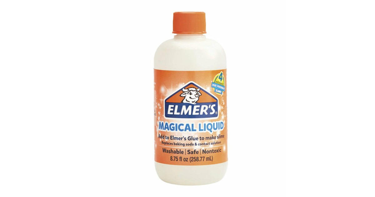 Добавлять активатор. Магическая жидкость. Волшебная жидкость. Elmer's активатор для СЛАЙМОВ Magic Liquid 258 мл.