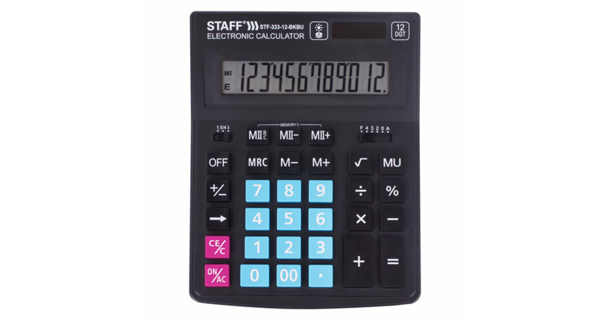Калькулятор настольный staff