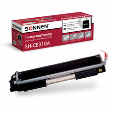 Картридж лазерный SONNEN (SH-CE310A) для HP СLJ CP1025 ВЫСШЕЕ КАЧЕСТВО, черный, 1200 страниц, 363962