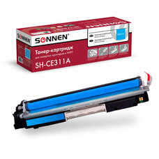 Картридж лазерный SONNEN (SH-CE311A) для HP СLJ CP1025 ВЫСШЕЕ КАЧЕСТВО, голубой, 1000 страниц, 363963