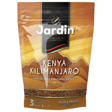 Кофе растворимый JARDIN "Kenya Kilimanjaro" ("Кения Килиманджаро"), сублимированный, 150 г, мягкая упаковка, 1018-14