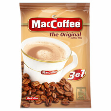 Кофе растворимый MacCoffee "3в1 Оригинал", КОМПЛЕКТ 50 пакетиков по 20 г, 100101