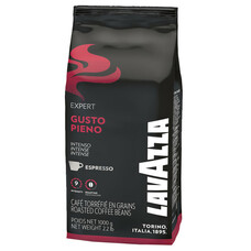 Кофе в зернах LAVAZZA (Лавацца) "Gusto Pieno Expert", натуральный, 1000 г, вакуумная упаковка, 4338