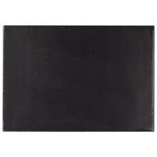 Коврик-подкладка настольный для письма BRAUBERG, 380х590 мм, с прозрачным карманом, черный