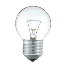 Лампа накаливания PHILIPS P45 CL E27, 60 Вт, шарообразная, прозрачная, колба d = 45 мм, цоколь E27, 067029