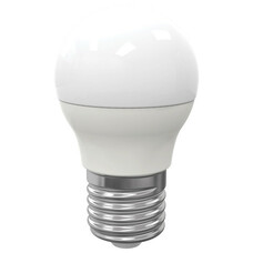 Лампа светодиодная SONNEN, 5 (40) Вт, цоколь E27, шар, холодный белый свет, LED G45-5W-4000-E27, 453700