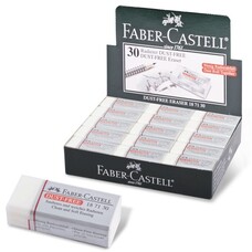 Резинка стирательная FABER-CASTELL DUST FREE, виниловая, 41х18,5х11,5 мм, FC187130