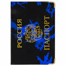 Обложка для паспорта, тиснение "Герб", ПВХ, ассорти, STAFF, 237580