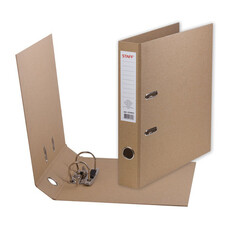Папка-регистратор STAFF, картонная, без покрытия и уголка, 75 мм, 225943