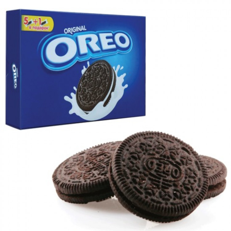 Печенье oreo фото Купить Печенье OREO (Орео) шоколадное, начинка из ванильного крема, 228 г, 6 шт.