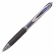 Ручка гелевая автоматическая UNI-BALL (Япония) "Signo", корпус тонированный, узел 0,7 мм, линия 0,4 мм, синяя, UMN-207 BLUE