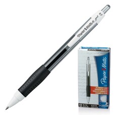 Ручка гелевая автоматическая PAPER MATE "PM Gel", корпус тонированный черный, узел 1 мм, линия 0,7 мм, черная, S0903210