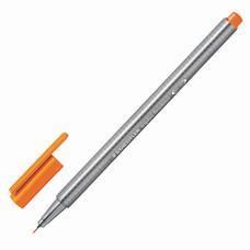 Ручка капиллярная STAEDTLER "Triplus Fineliner", трехгранная, толщина письма 0,3 мм, оранжевая, 334-4