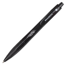 Ручка шариковая автоматическая BRAUBERG "Black Jack", корпус черный, узел 0,7 мм, линия 0,35 мм, синяя, 141512