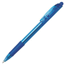 Ручка шариковая масляная автоматическая PENTEL (Япония) Fine Line, узел 0,7 мм, линия 0,27 мм, синяя, BK417-CN
