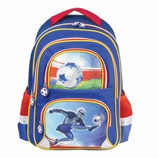 Рюкзак BRAUBERG, с EVA спинкой, для учеников начальной школы, "Дроид-футболист", 38х30х14 см, 226892