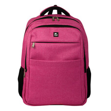 Рюкзак BRAUBERG универсальный с отделением для ноутбука, розовый, "Омега", 32 литра, 49х35х18 см, 226343