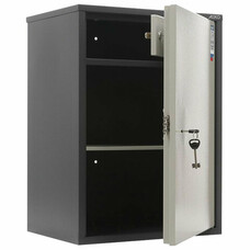 Шкаф металлический для документов ПРАКТИК "SL-65Т" ГРАФИТ, в630*ш460*г340мм, 17 кг, сварной, S10799060502