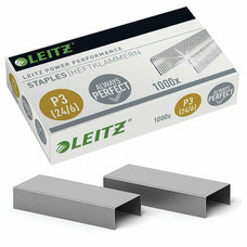 Скобы для степлера LEITZ "Power Performance P3" № 24/6, 1000 шт., в картонной коробке, до 30 листов, 55700000