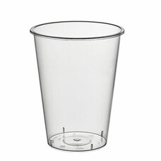 Стакан одноразовый 375мл пластиковый прозрачный Bubble Cup, СВЕРХПЛОТНЫЙ, ВЗЛП, ШК621, 1020ГП