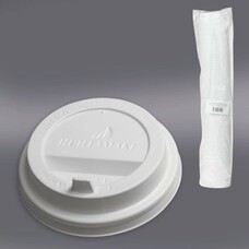Одноразовая крышка для стакана "Хухтамаки" (диаметр - 80 мм) SP9, DW9, комплект 100 шт., пищевой полистирол