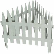 Забор декоративный "Рейка", 28 х 300 см, белый// Palisad [65004]