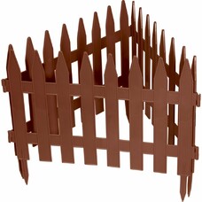 Забор декоративный "Рейка", 28 х 300 см, терракот// Palisad [65007]