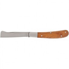 Нож садовый, 173 мм, складной, копулировочный, деревянная рукоятка Palisad [79002]