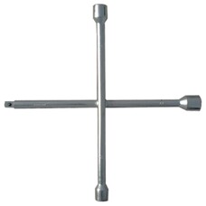 Ключ-крест баллонный, 17 х 19 х 21 мм, под квадрат 1/2", толщина 14 мм СибрТех [14258]