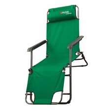 Кресло-шезлонг двухпозиционное 156*60*82cm Palisad Camping [69587]