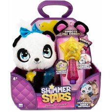 Мягкая игрушка Shimmer Stars Плюшевая панда (S19300) белый/черный 20см (4+)