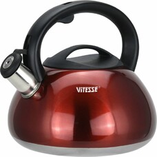 Металлический чайник Vitesse VS-1121, 3л, красный [vs-1121 красный]