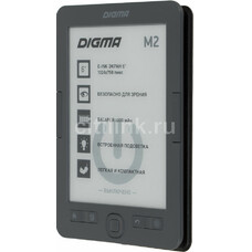 Электронная книга Digma M2, 6", темно-серый