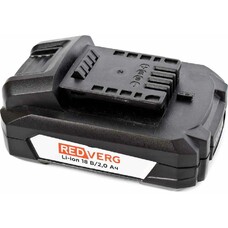 Батарея аккумуляторная REDVERG 730011, 18В, 2Ач, Li-Ion