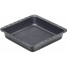 Форма для выпечки Polaris Kontur 2323S, квадратная, 23x23см, алюминизированная сталь, черный [015444]