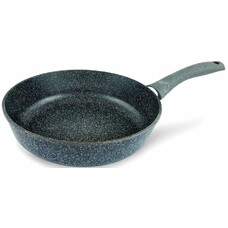 Сковорода Нева металл посуда Байкал 2526, 26см, без крышки, темно-серый