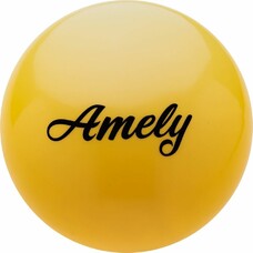Мяч гимнастический Amely AGB-101 ф.:круглый d=15см желтый (УТ-00012842)