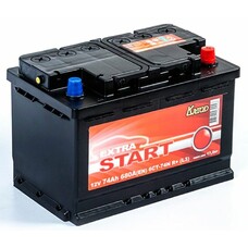 Аккумулятор автомобильный КАТОД EXTRA START Extra Start 74Ач 680A [6ст-74n r+ (l3)]