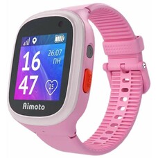 Смарт-часы Кнопка Жизни Aimoto Start 2, 1.44", розовый / розовый [9900201]