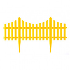Забор декоративный "Гибкий", 24 x 300 см желтый Palisad [65016]