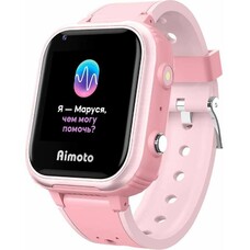 Смарт-часы Кнопка Жизни Aimoto Маруся IQ 4G, 1.44", розовый / розовый [8108801]